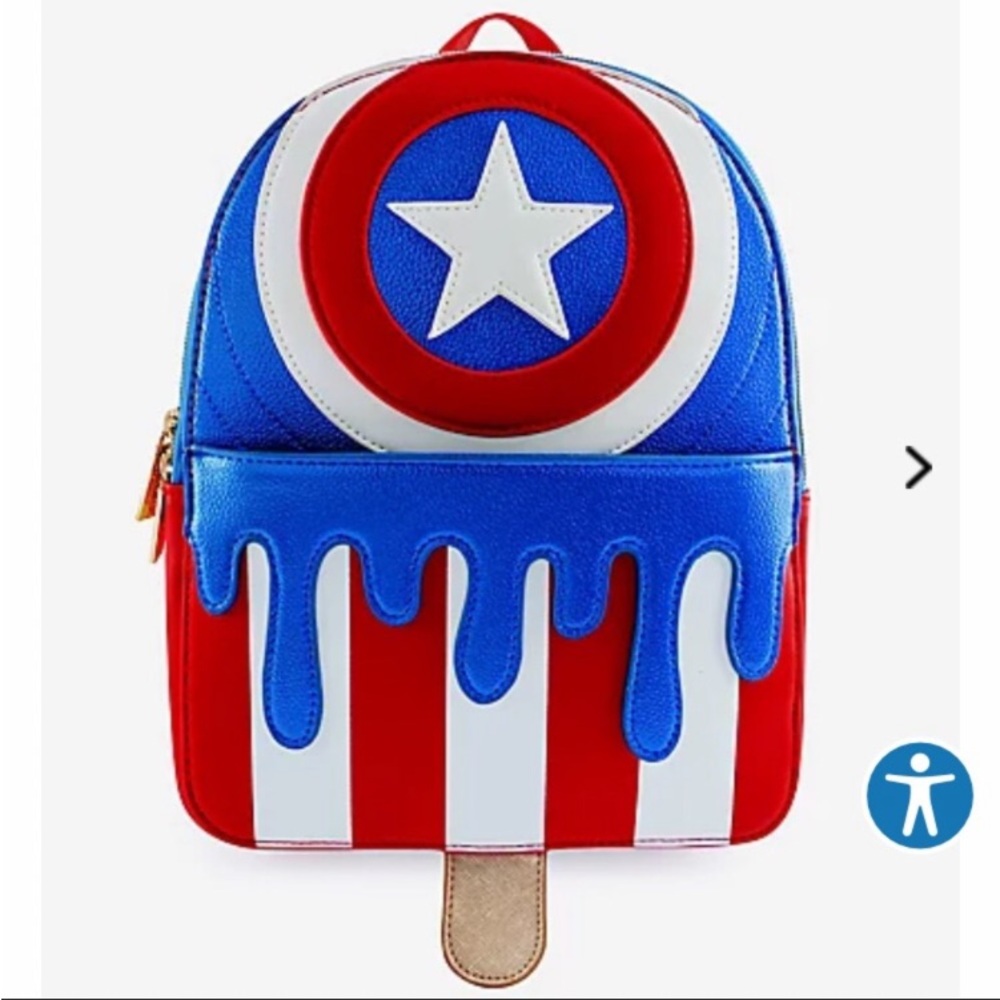 Marvel captain America mini backpack